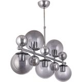 Modi Lighting Krom Metal Toplu 5li Sıralı Sarkıt Avize Mod-Ck-Sl-5k