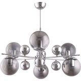 Modi Lighting Krom Metal Toplu 6'li Sıralı Sarkıt Avize Mod-Ck-Sl-6k
