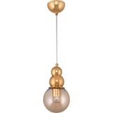 Modi Lighting Sarı Metal Toplu Tekli Krom Sarkıt Avize Mod-Ck-Sl-1s - Gold