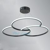 Modi Lighting Üç Çember Birleşik Siyah LED Avize MD26