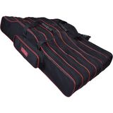 Modibags 6 Gözlü Olta Çantası Su Geçirmez Kaliteli Kumaş 1900 Denye 6 Parça - 110 Cm - Siyah
