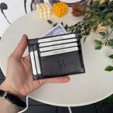 Modica® Flerna - Super Slim Rfid Korumalı Deri Kartlık Cüzdan (Siyah)