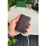 Modica – Hakiki Deri Minimalist Kartlık Gri Slim Cüzdan, Kartvizitlik Orsa