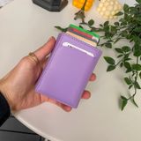 Modica Laura - Teknolojik Vegan Deri RFID Korumalı Otomatik Pop-Up Mekanizmalı Cüzdan Kartlık
