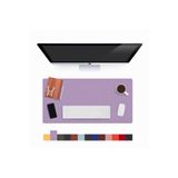 Modica Lila Masa Matı, Büyük Mousepad, Oyuncu Laptop Bilgisayar Deri Geniş Masa Matı | Lindos