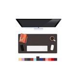 Modica Lindos Deri Masa Pedi, Büyük Mouse Pad, Gaming Oyuncu Mause Pad, Ofis Ve Ev İçin Masa Altlığı, Kahverengi