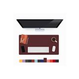 Modica Lindos Deri Masa Pedi, Büyük Mouse Pad, Gaming Oyuncu Mause Pad, Ofis ve Ev İçin Masa Altlığı