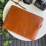 Modica® Renton - Hakiki Deri 13 inç MacBook Çantası (Taba)