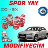 Modifiyecim Audi A3 8l 1996-2003 Arası 45-45MM Coil-Ex Spor Yay Helezon