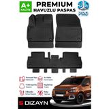 Modifiyecim Citroen Berlingo 3D Pro Havuzlu Paspas 2018 Üzeri A+ Kalite 3DS-SDZ016 - Siyah