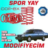 Modifiyecim Fiat Tofaş 1988 Sonrası 45-45MM Coil-Ex Spor Yay Helezon