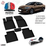 Modifiyecim Ford Focus 4 Sd 4d Havuzlu Paspas 2018 ve Üzeri A+Kalite 4DS-87144 - Siyah