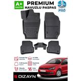 Modifiyecim Vw Polo 4 3D Pro Havuzlu Paspas 2002-2009 A+ Kalite 3DS-SDZ291 - Siyah