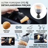 Modifiyum Mini Araç Oto Araba Klima Havalandırma Detaylı Temizlik Fırçası Premium Yumuşak Tüylü 1 Adet