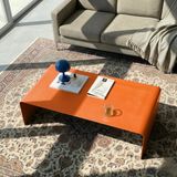 Modilab Modern Metal Orta Sehpa- Minimal Dikdörtgen Salon Sehpası - turuncu