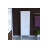Modilayn 55x165x30 Cm Ard-133 Sepetli 2 Kapaklı Çok Amaçlı Mutfak Dolabı Banyo Dolabı Oyuncak Dolabı