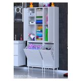 Modilayn 90 x 160 x 32 cm Banyo Dolabı Kirli Çamaşır Dolabı Sepetli Dolap