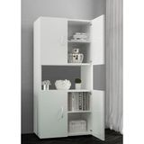 Modilayn Ard-212 Mikrodalga Dolabı Mutfak Dolabı Çok Amaçlı Dolap Beyaz