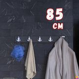 Modilayn Arı Serisi 15 Kancalı Banyo Askısı - 5'Li Set (81,4X9,6 Cm) | Ekstra Düzen Ve Yer Tasarrufu