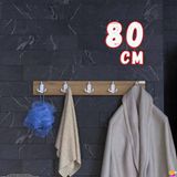 Modilayn Arı Serisi (76,4X9,6 Cm) 5' Li Set 15 Kancalı Banyo Askısı | Ekstra Düzen Ve Yer Tasarrufu