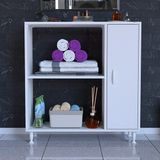 modilayn Armin 90 x 95,5 x 32,5 cm Kapaklı Çok Amaçlı Banyo & Mutfak Dolabı - Beyaz - Ebat