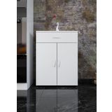 Modilayn Banyo Dolabı Çekmeceli Ve 2 Kapaklı Çok Amaçlı Dolap Mutfak Dolabı Ofis Dolabı