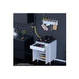 Modilayn Birce L-65 X 87 X 48 Cm Kapaklı Set Ocak Altı Dolap Ve Baharat Rafı