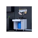 Modilayn Birce L-65 X 87 X 48 Cm Tüp Bölmeli Set Ocak Altı Dolap Ve Baharat Rafı