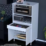 Modilayn Birce Lina Mini Midi Mikrodalga Fırın Dolabı Xxl-75 X 162,4 X 48 Cm 1 Çekmece 2 Kapak 4 Göz Raflı