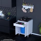 Modilayn Birce M-60 X 87 X 48 Cm Tüp Bölmeli Set Ocak Altı Dolap Ve Baharat Rafı