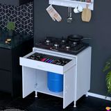 Modilayn Doqu (Xl) Set Ocak Altı Dolap 70X88x48 Cm 1 Çekmece 2 Kapaklı Ve 1 Gözlü Tüp Bölmelidir