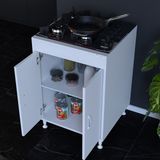 Modilayn ELİT 60 cm Gömme Ocak Uyumlu Tüp Bölmeli Mutfak Dolabı - Tüp Gizleme Ünitesi (60x85x56)cm - Demonte