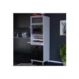 Modilayn Elit Silva 59,6 Cm X 192,2 Cm X 56 Cm Tek Kapaklı Ankastre Fırın Dolabı