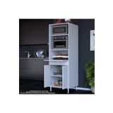 Modilayn Elit Silva 59,6 X 192,2 X 56 Cm 3 Kapaklı Ankastre Fırın Ve Mutfak Dolabı