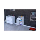 Modilayn Emir 40 x 88 x 32,5 cm 2 Bölmeli Çok Amaçlı Beyaz Dolap