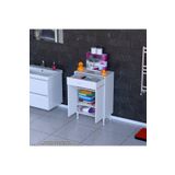 Modilayn Emir 55 X 88 X 32,5 Cm 1 Çekmece 2 Kapak 2 Raf 3 Bölme Çok Amaçlı Banyo & Mutfak Dolabı