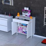 Modilayn Emir 80X88x32,5 Cm 1 Çekmece 2 Kapak 1 Raf 2 Bölme Çok Amaçlı Banyo & Mutfak Dolabı