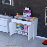 Modilayn Emir 90 X 88 X 32,5 Cm 1 Çekmece 2 Kapak 2 Raf 3 Bölme Çok Amaçlı Banyo & Mutfak Dolabı