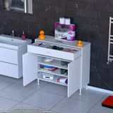 Modilayn Emir 90 X 88 X 32,5 Cm 1 Çekmece 2 Kapak 3 Raf 4 Bölme Çok Amaçlı Banyo & Mutfak Dolabı