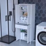 Modilayn Emir Era 54 X 183,5 X 32,5 Cm Kapaklı Ve Çekmeceli Çok Amaçlı Banyo & Mutfak Dolabı