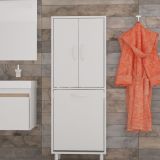 Modilayn Esinti Çamaşır Bölmeli Banyo Dolabı
