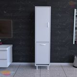 Modilayn Forbest 40 x 135 cm Çok Amaçlı Banyo Dolabı Mutfak Dolabı Düzenleyici Dolaplar - Beyaz