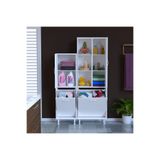 Modilayn Forbest İnci 95 X 165 Cm Çamaşır Hazneli Çok Amaçlı Banyo & Mutfak Dolabı