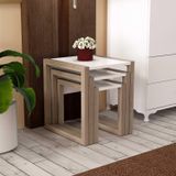 Modilayn Hülya Zigon Sehpa Takımı High Gloss -Cordoba