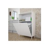 Modilayn Iki Gözlü Sepetli Banyo Dolabı