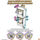 Modilayn İlkim Modern Çamaşır Ünitesi, 35X138x32,5 Cm Gizli 4 Göz Minimalist Akıllı Sepetli Dolap