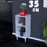 modilayn Loya 32,5 Cm.derinlik, Boş Gözlü Çok Amaçlı Mutfak Dolabı (Farklı Ölçü Seçenekleri Ile) - Beyaz - 35 cm