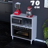 modilayn Loya 32,5 Cm.derinlik, Boş Gözlü Çok Amaçlı Mutfak Dolabı (Farklı Ölçü Seçenekleri Ile) - Beyaz - 70 cm