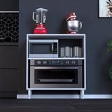 modilayn Loya 32,5 Cm.derinlik, Boş Gözlü Çok Amaçlı Mutfak Dolabı (Farklı Ölçü Seçenekleri Ile) - Beyaz - 75 cm