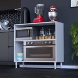 modilayn Loya 32,5 Cm.derinlik, Boş Gözlü Çok Amaçlı Mutfak Dolabı (Farklı Ölçü Seçenekleri Ile) - Beyaz - 85 cm